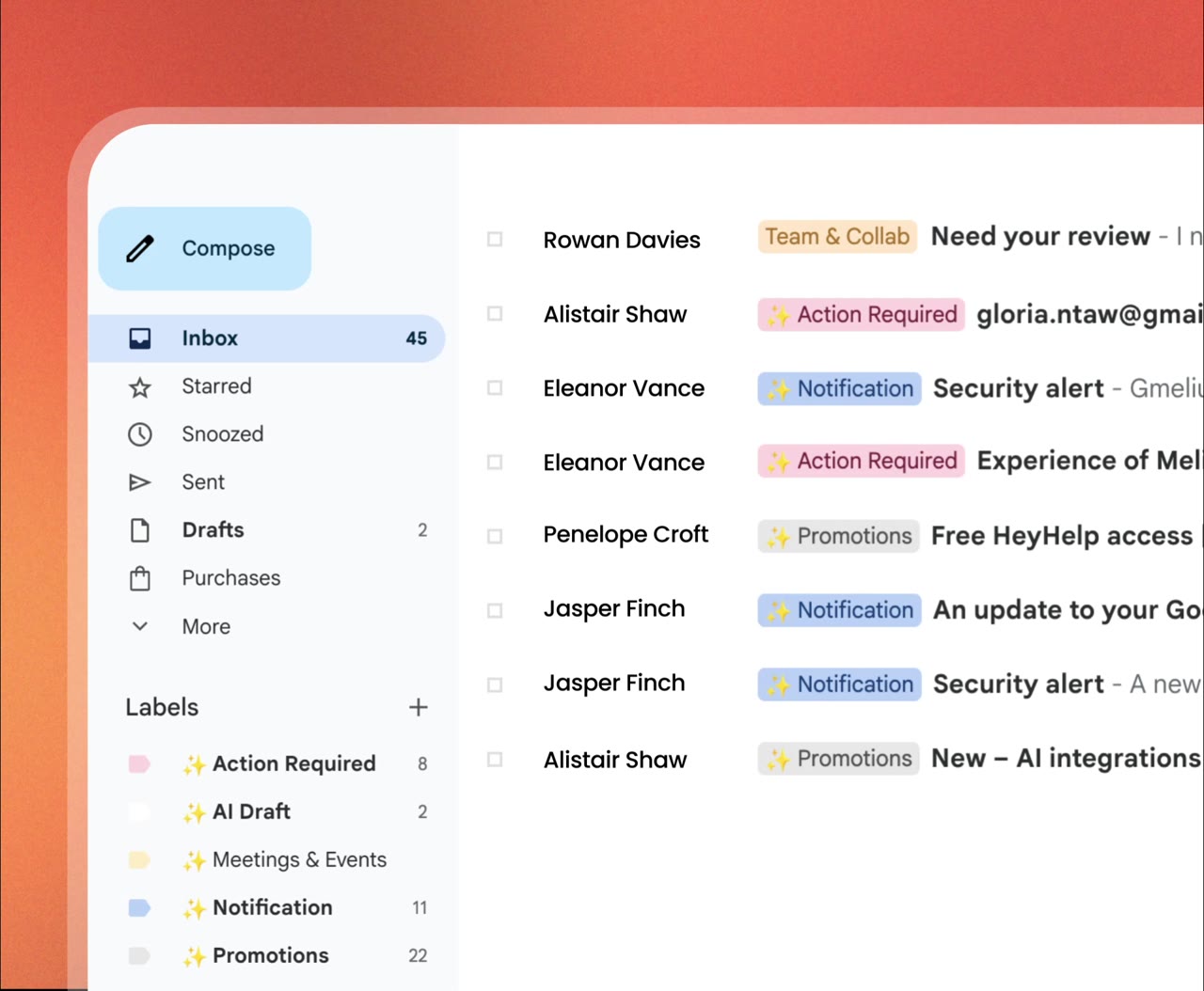 InboxPilot drafting an email reply inside Gmail